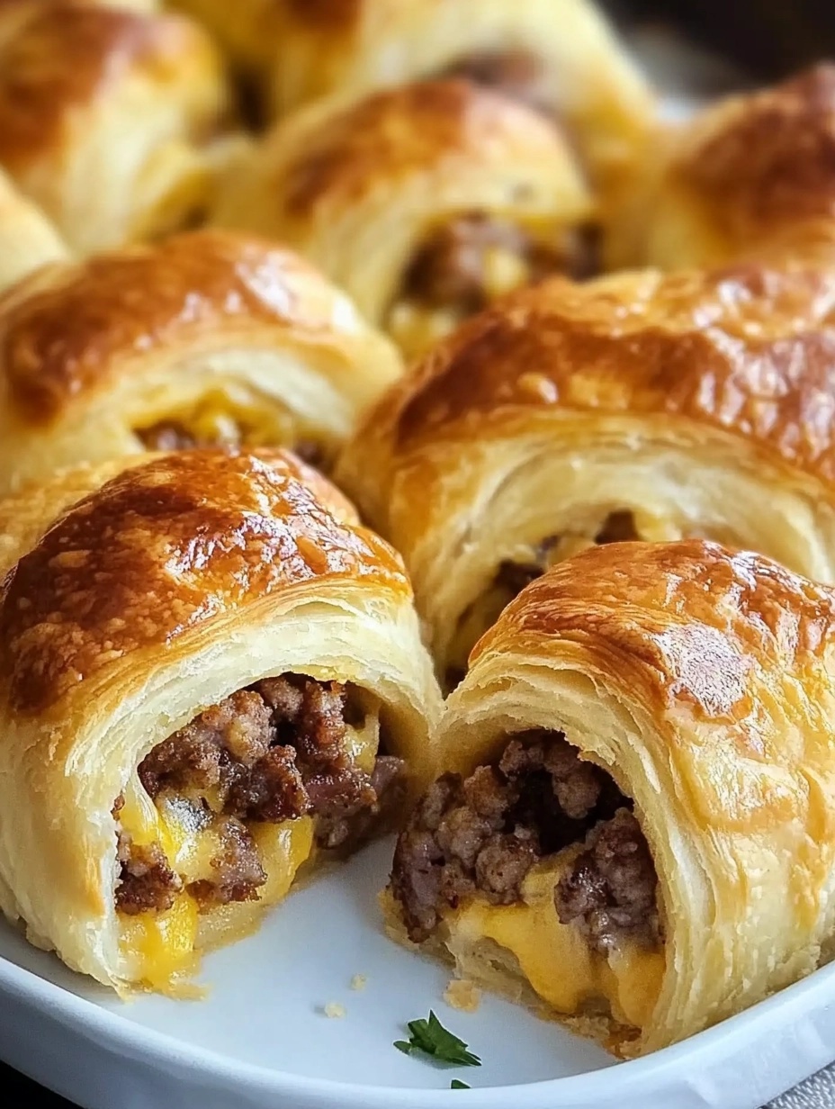 Breakfast Sausage Crescent Rolls