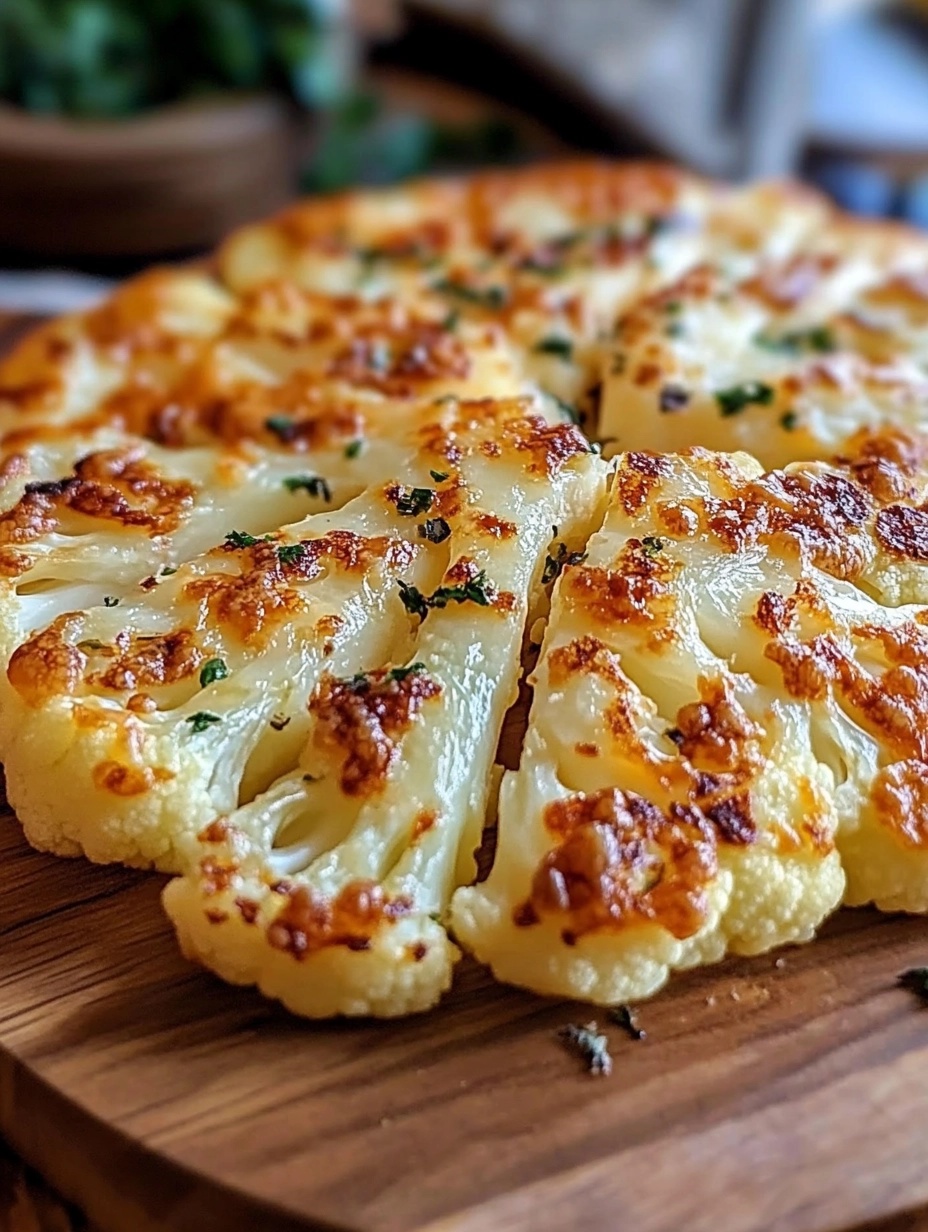 Cheesy Cauliflower Steaks