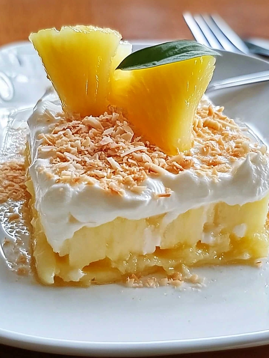 Creamy Pineapple-Coconut Dessert