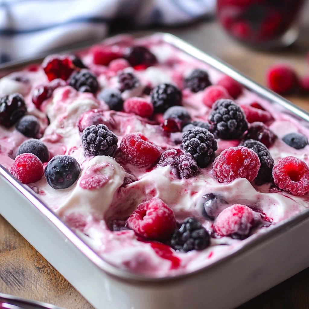 Nana's Berry Bliss Frozen Fruit Salad