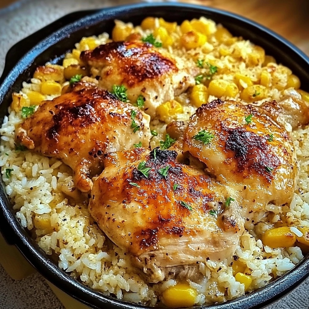 Forgotten Chicken and Rice