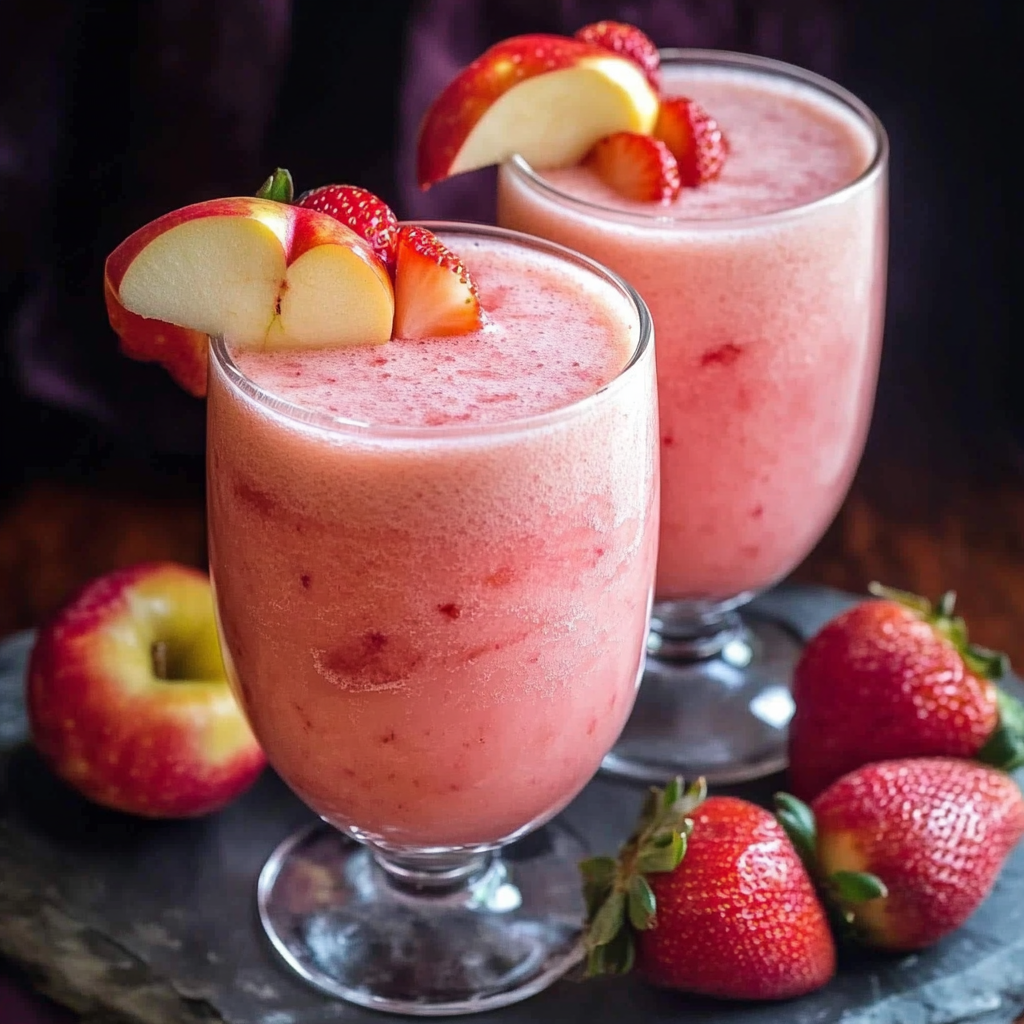 Creamy Strawberry Apple Punch