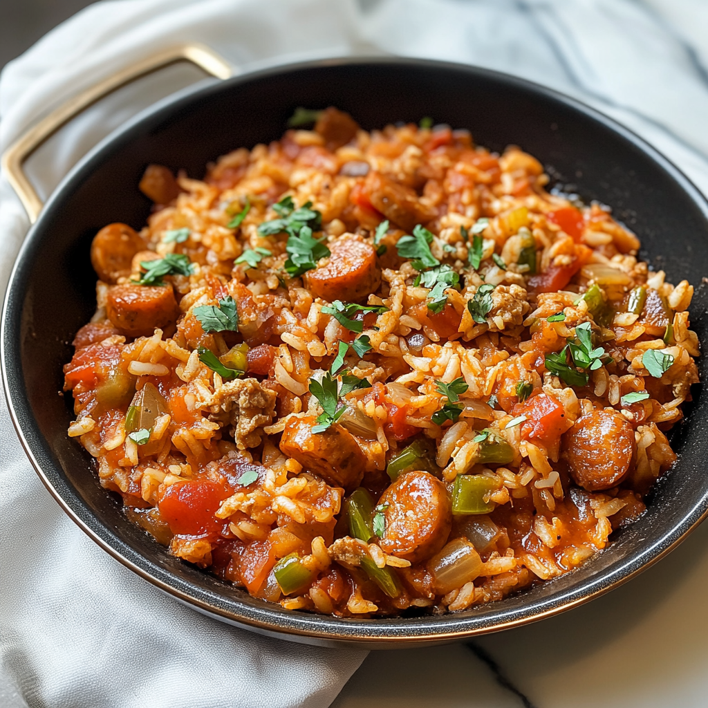 One-Pan Sausage Jambalaya