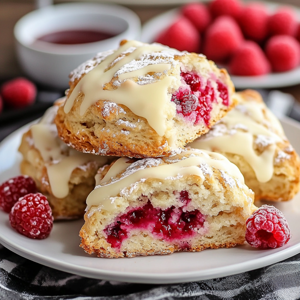 Best Raspberry White Chocolate Scones Recipe