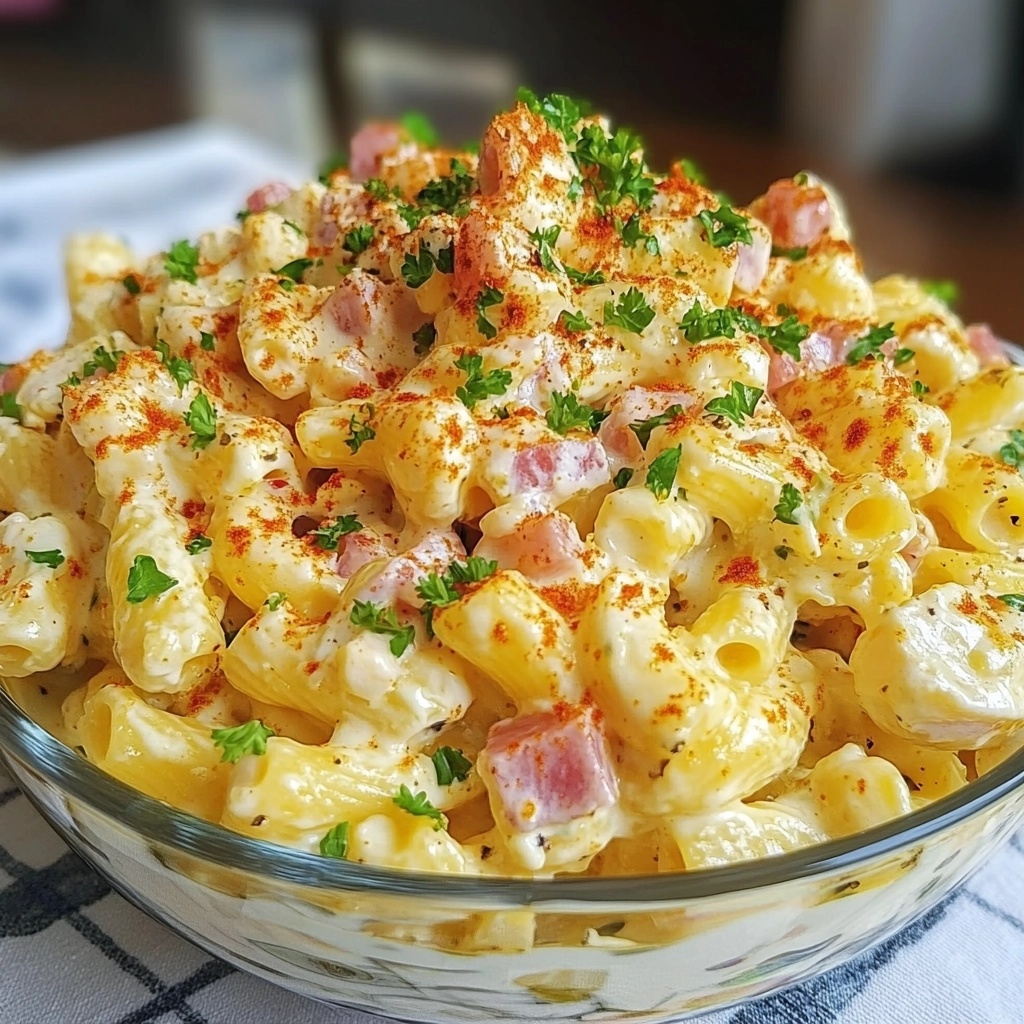 DEVILED EGG PASTA SALAD!