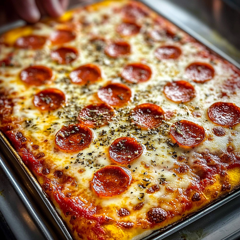 School Cafeteria Pizza