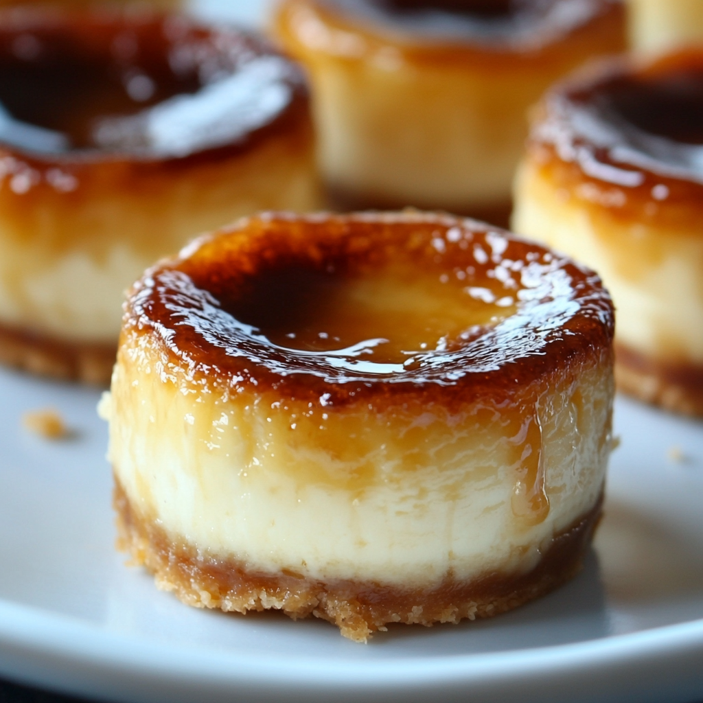 Mini Crème Brûlée Cheesecakes