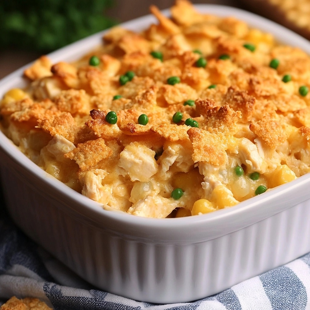 Ritz Cracker Chicken Casserole