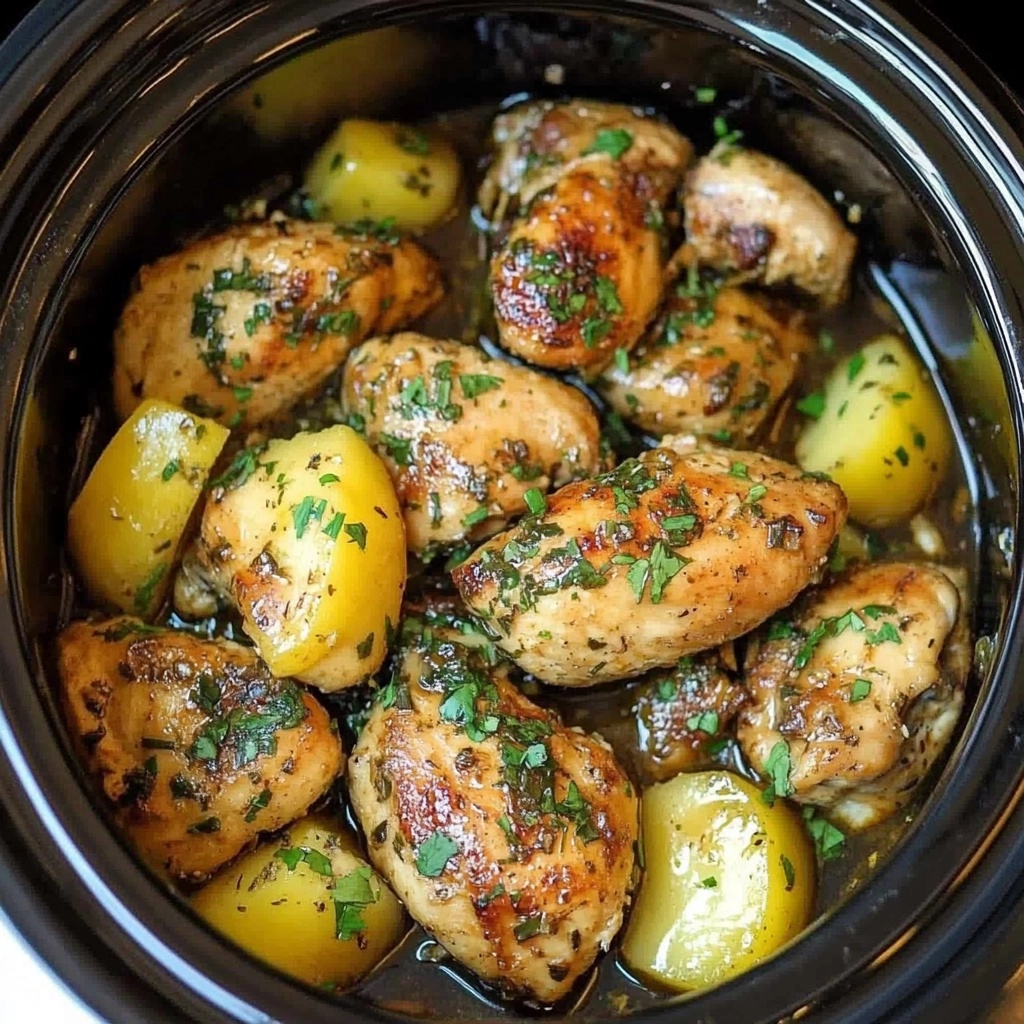 Slow Cooker Honey Garlic Chicken
