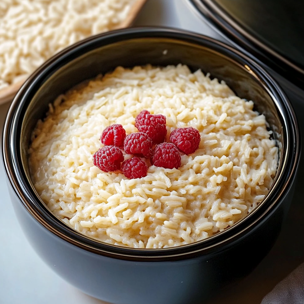 Slow Cooker 5-Ingredient Rice Pudding