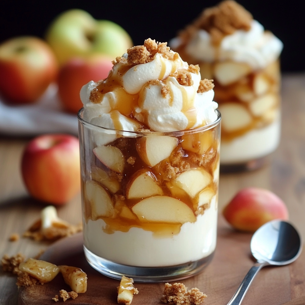Apple Pie Cheesecake Trifles