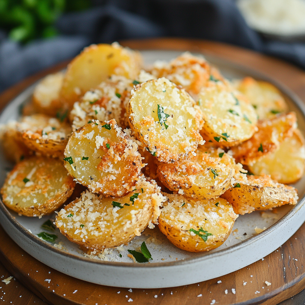 Crispy Crunchy Parmesan Potatoes