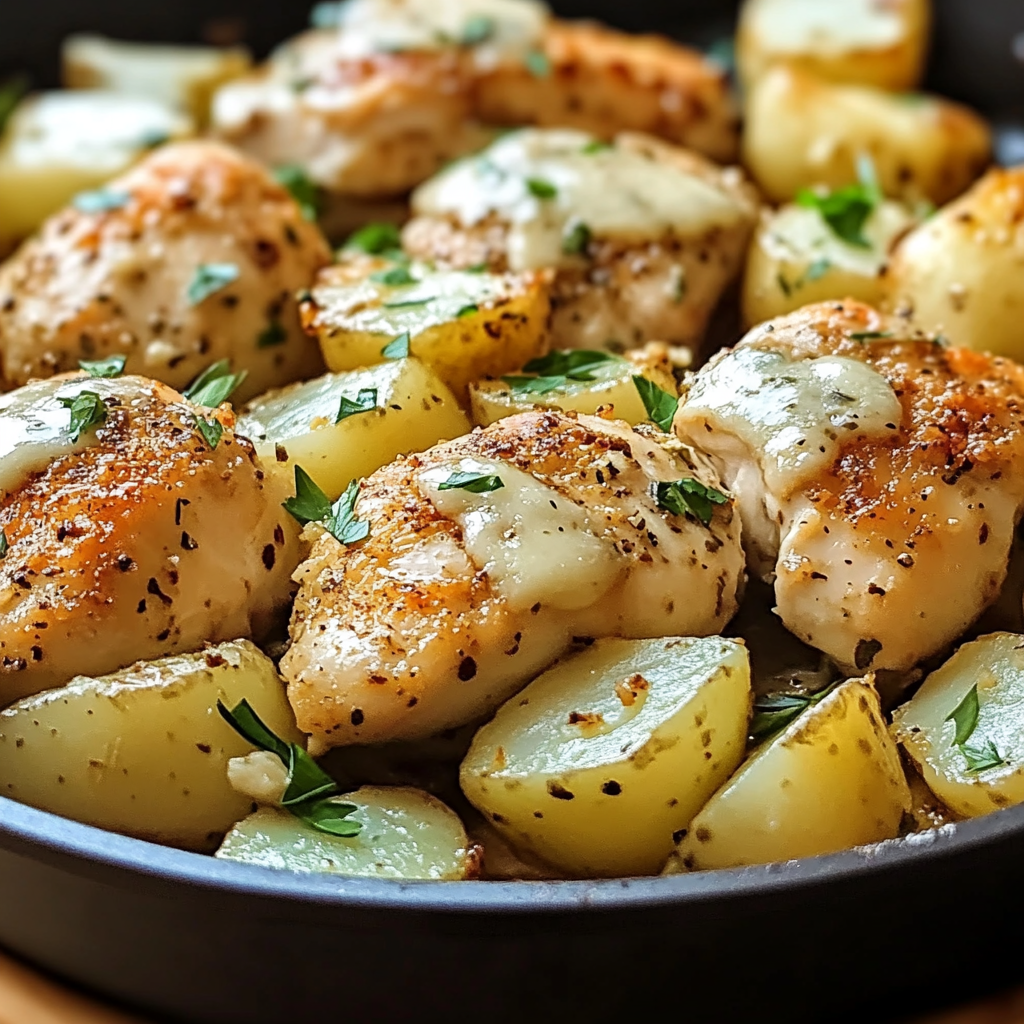 Garlic Parmesan Chicken and Potatoes