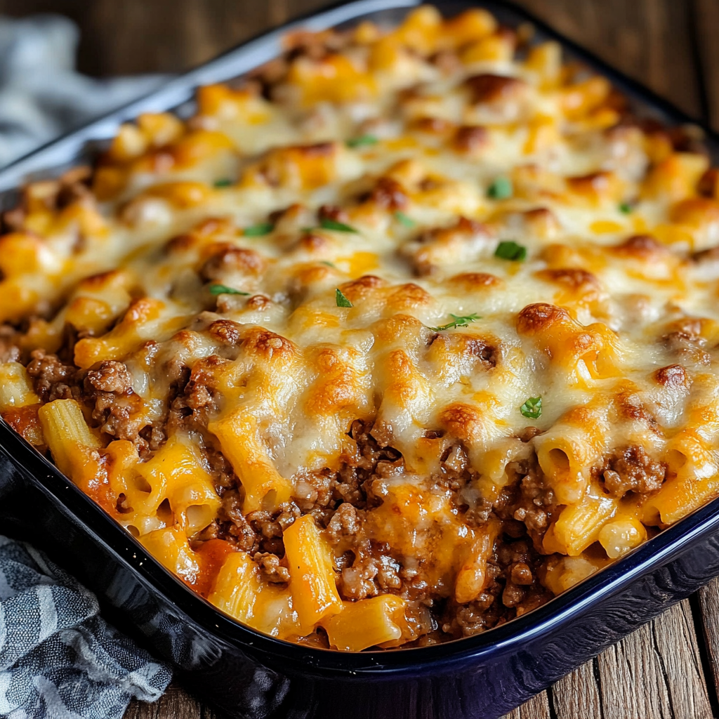4 Ingredient Hamburger Casserole