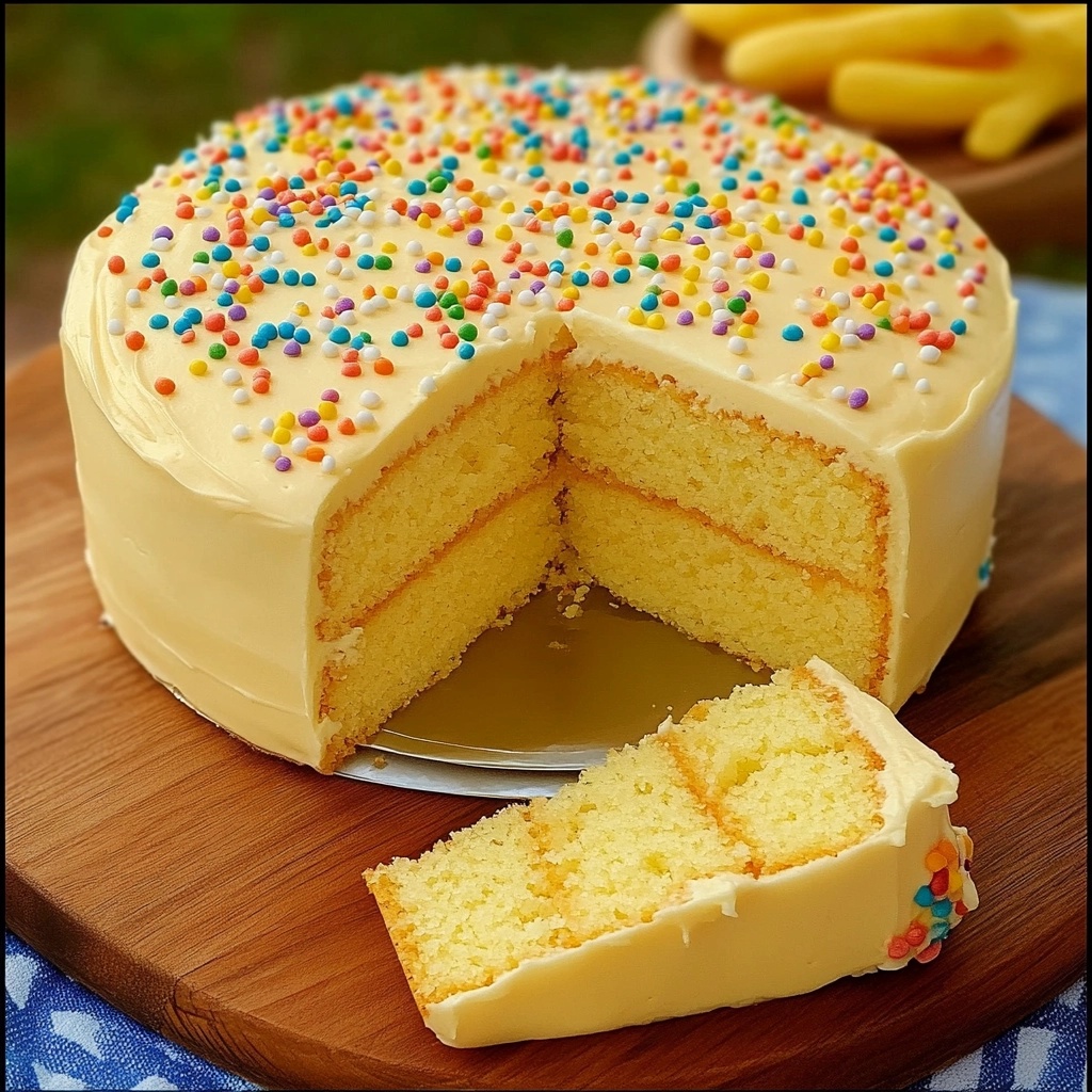 Moist Vanilla Cake Recipe