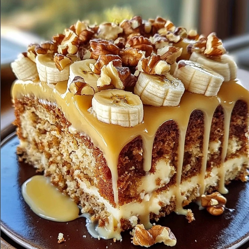 Banana Walnut Cake