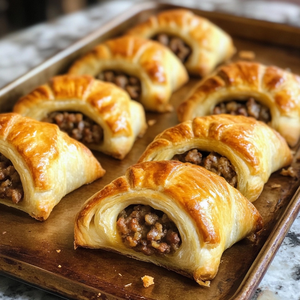 Breakfast Sausage Crescent Rolls