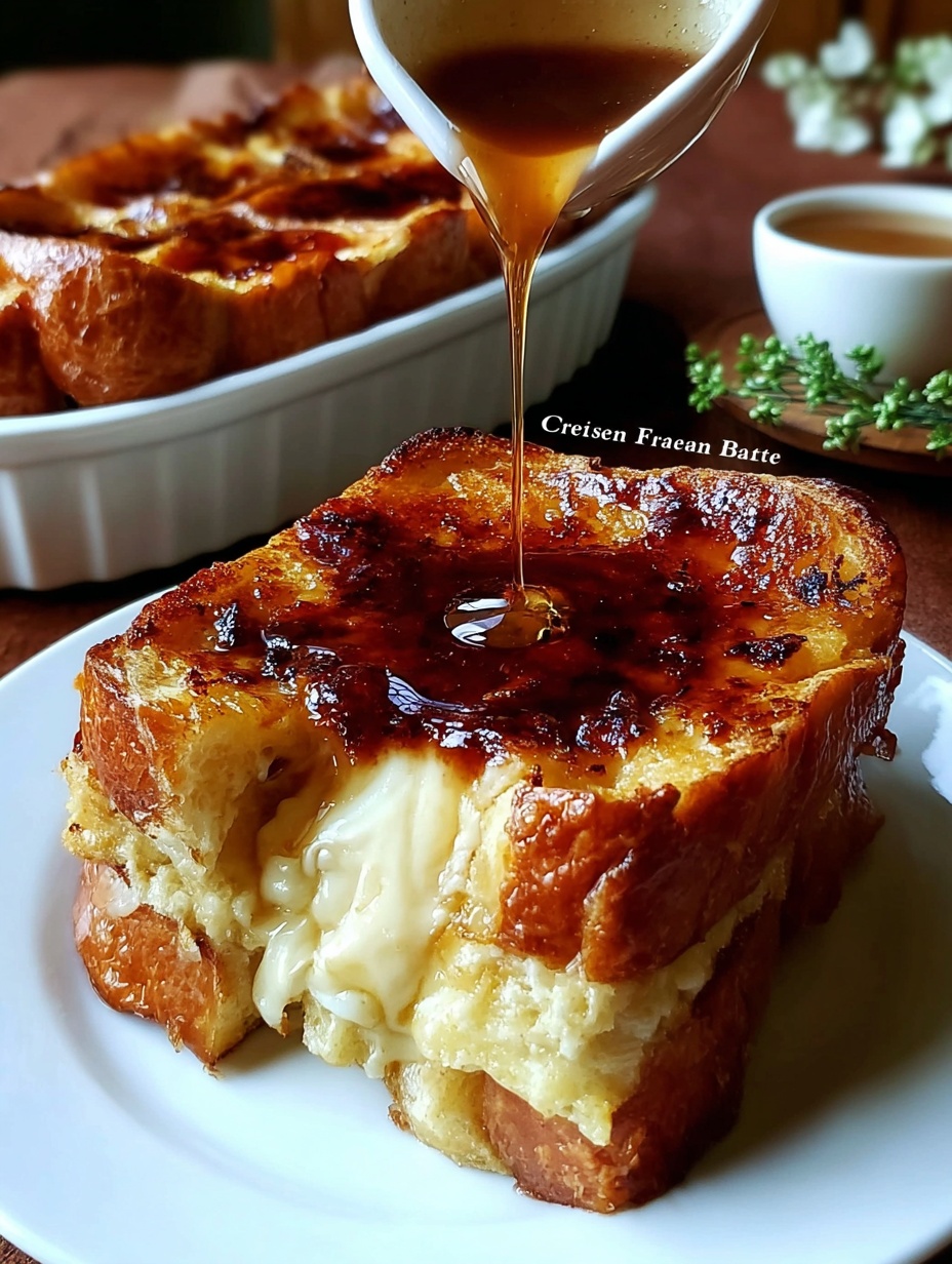 Decadent Vanilla Bean French Toast Bake: A Crème Brûlée Twist