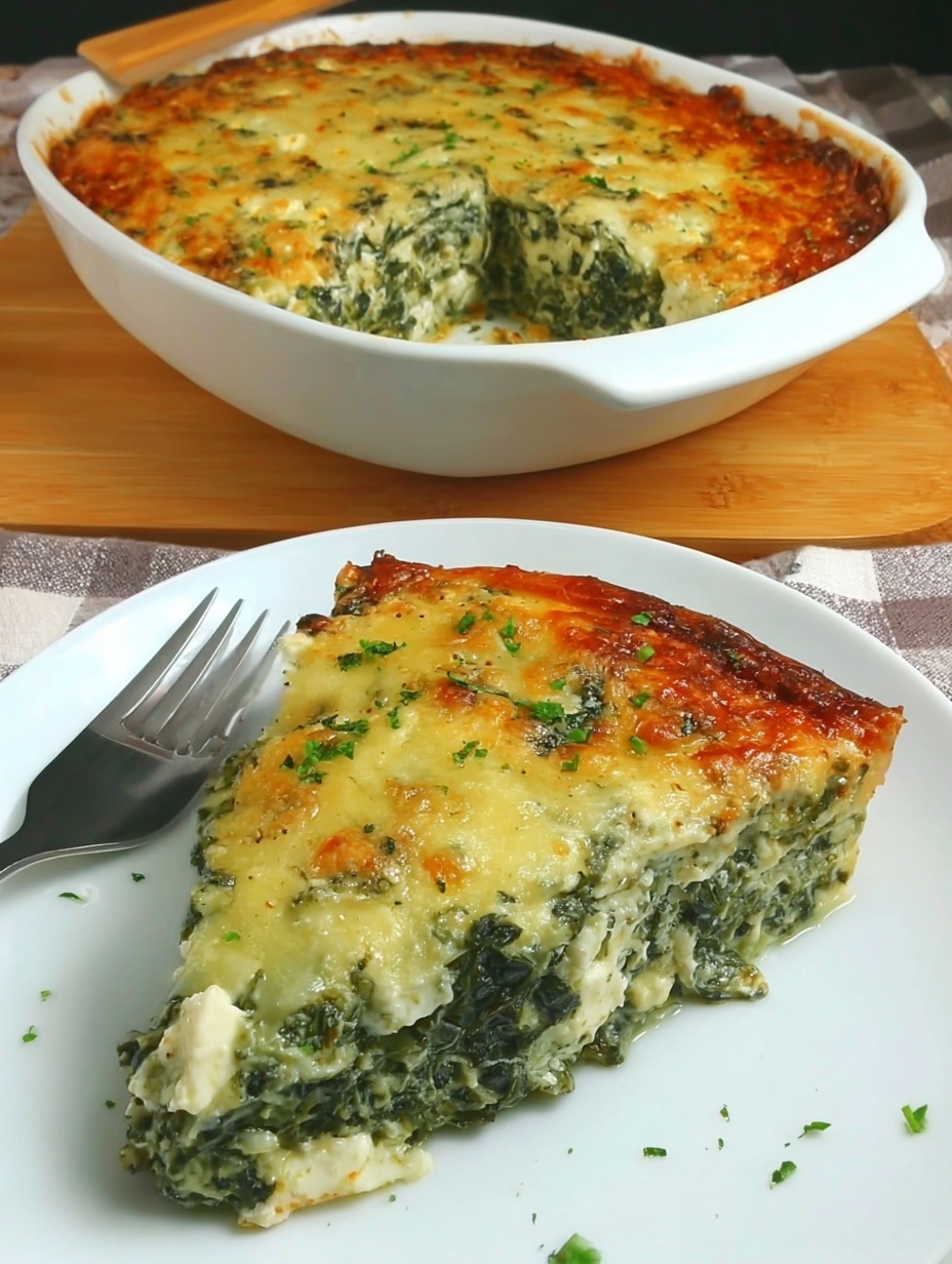 Spinach and Feta Savory Pie