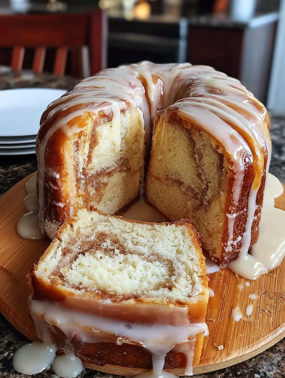 Honey Bun Pound Cake