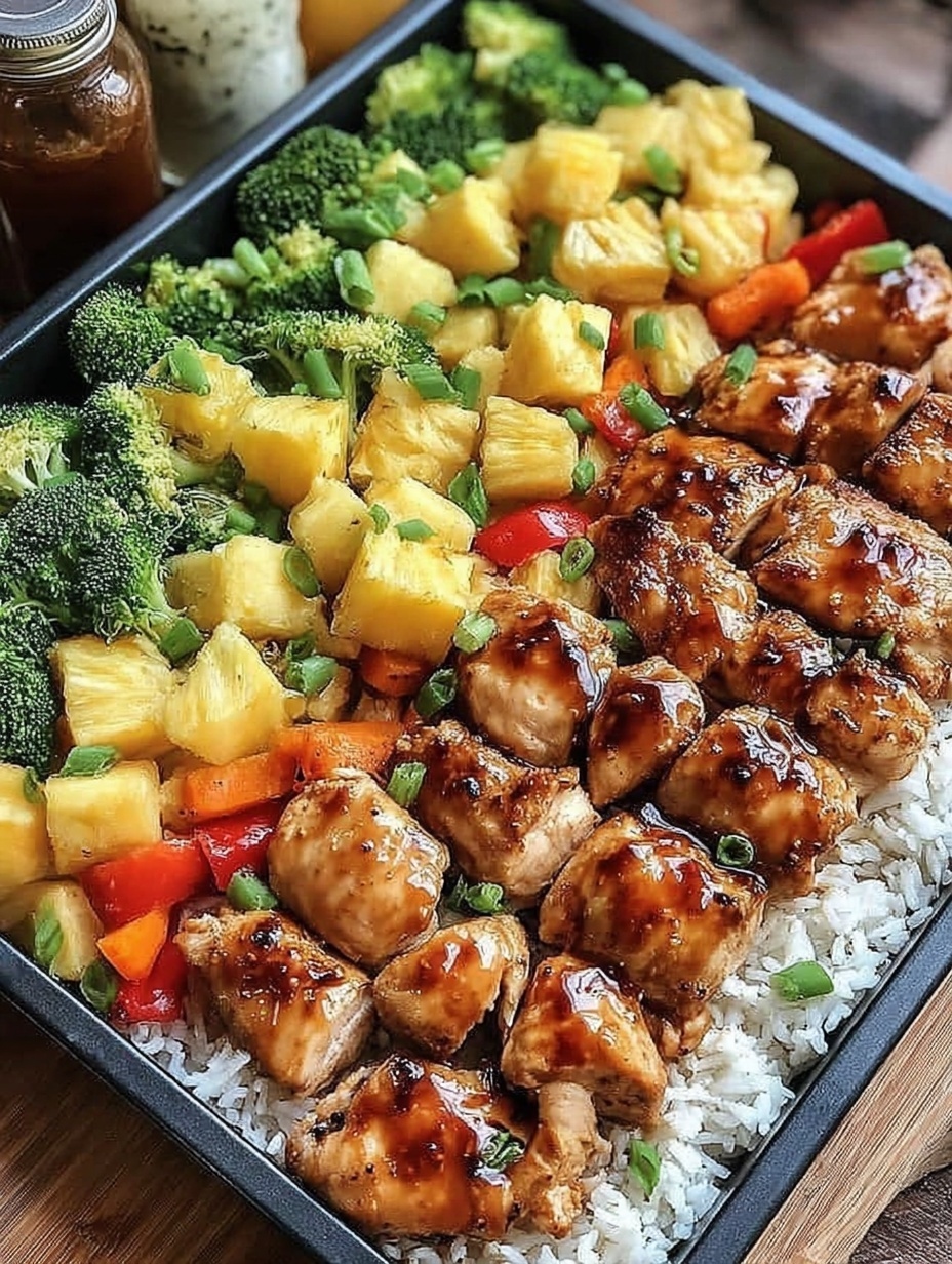 Hawaiian Chicken Sheet Pan