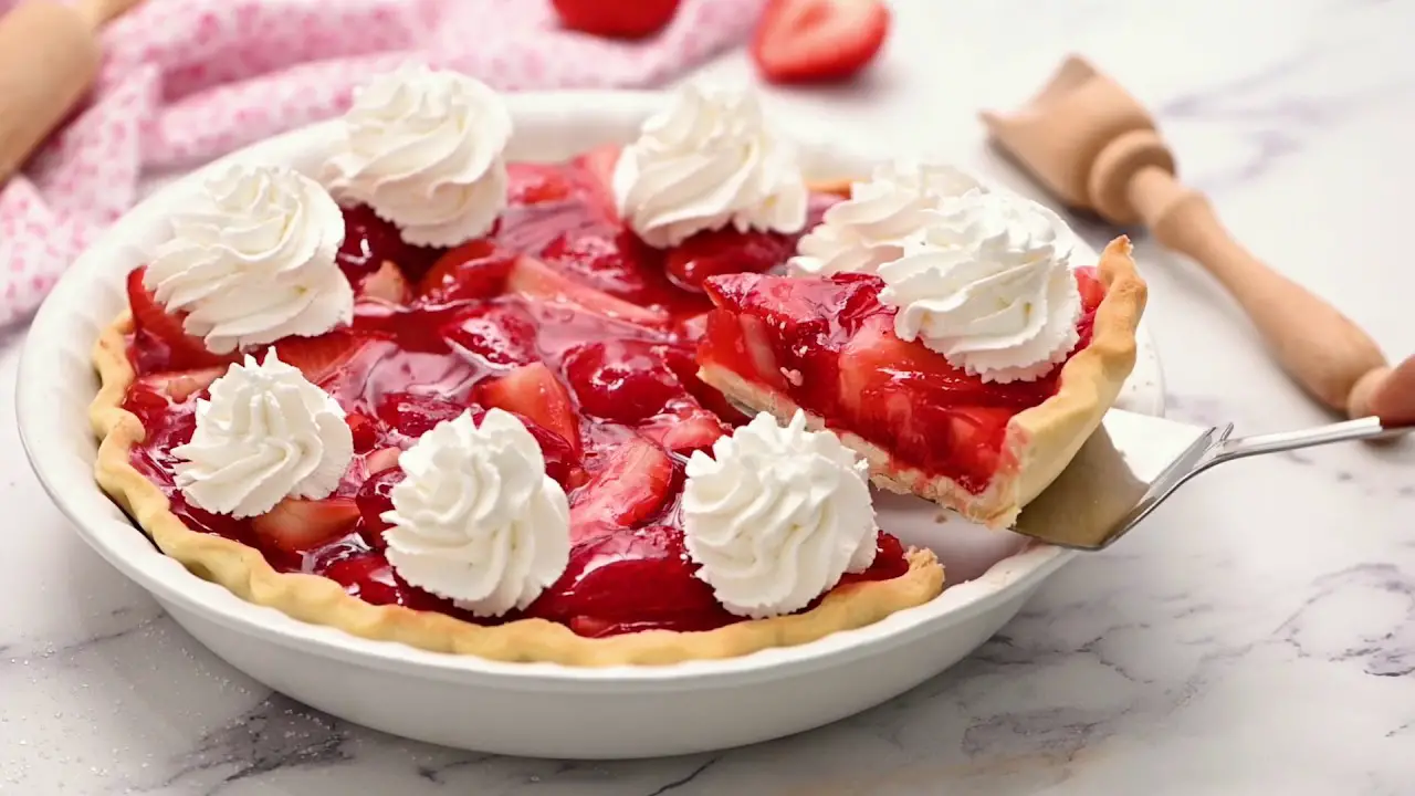 Easy Strawberry Slab Pie