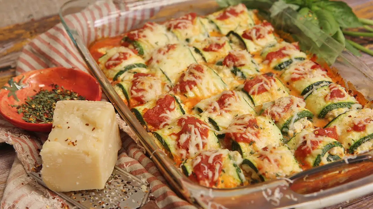 ZUCCHINI RICOTTA ROLL UPS