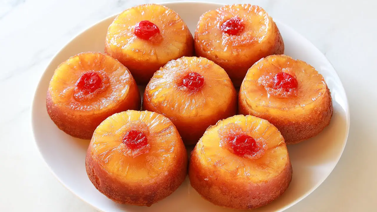 Mini Pineapple Upside Down Cakes
