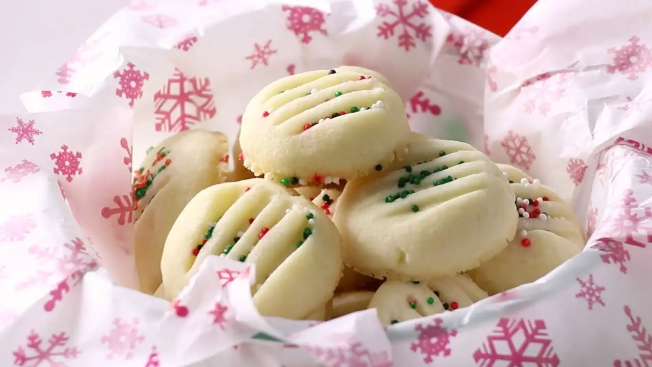 Whipped Shortbread Cookies