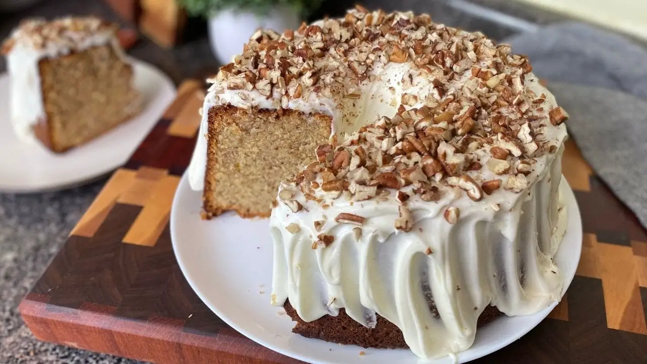 Butter Peacan Pound Cake