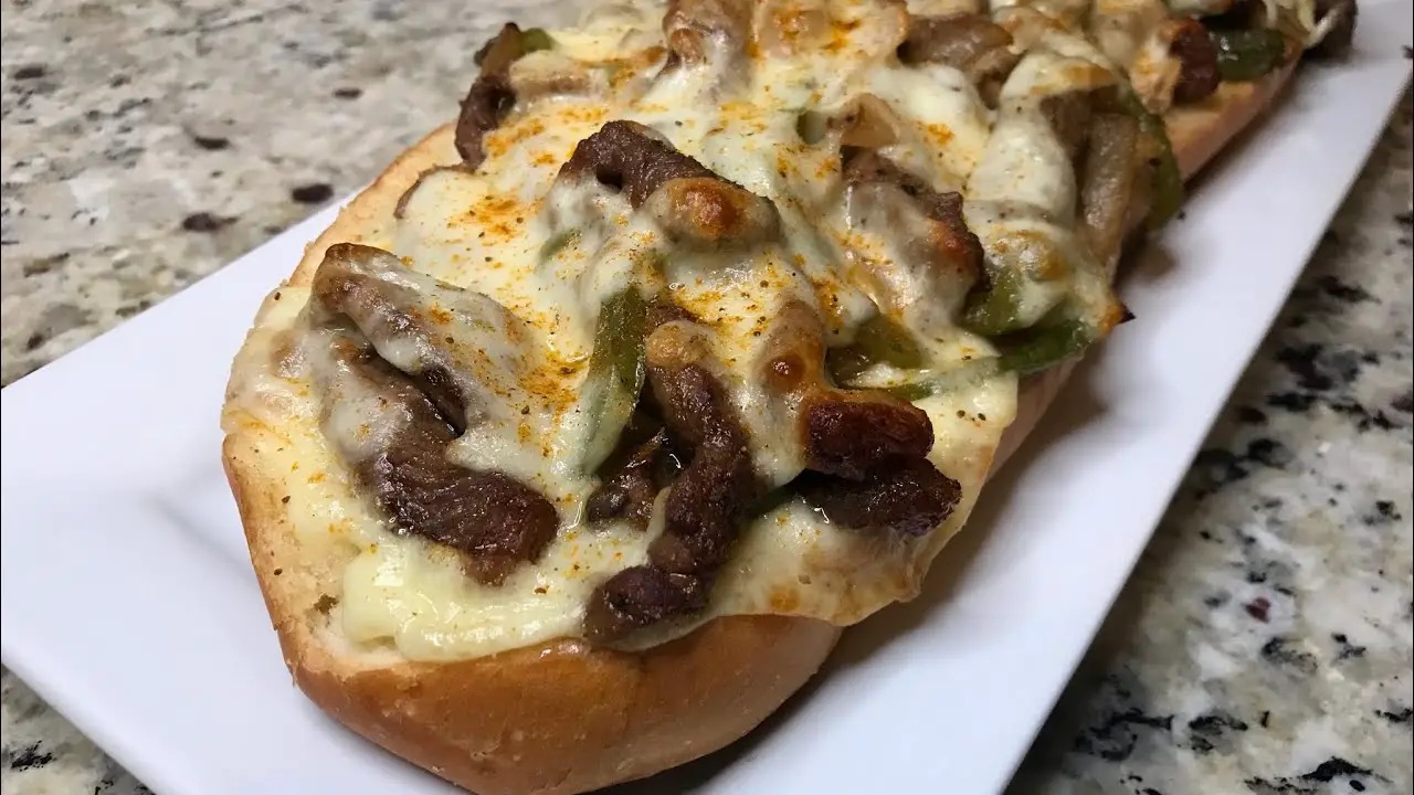 Philly Cheesesteak Cheesy Bread