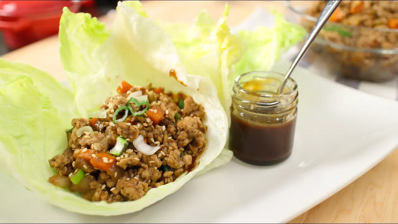 Easy Chicken Lettuce Wraps