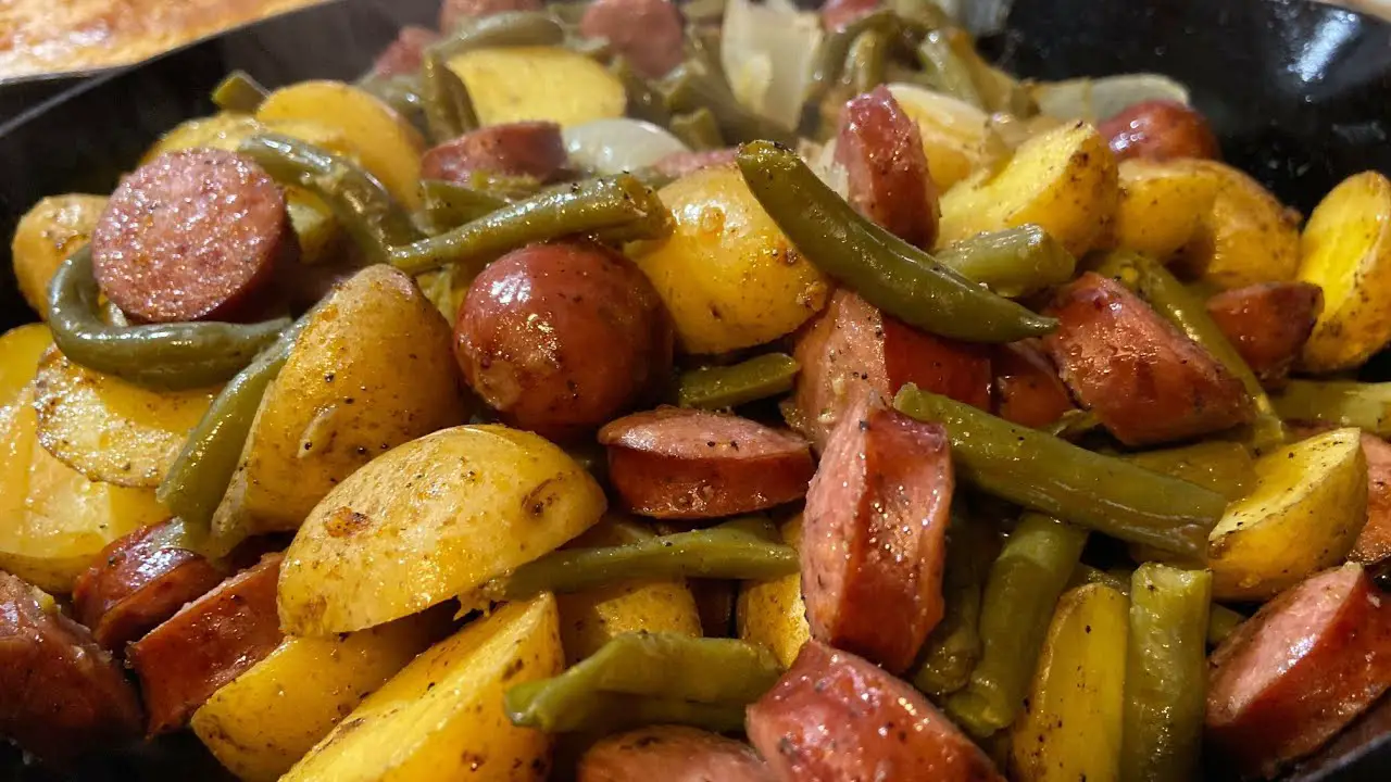 Smoked Sausage and Potato Bake