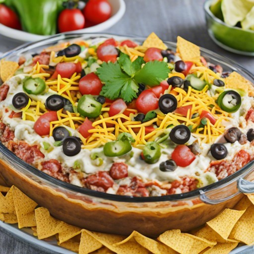 Authentic 7-Layer Mexican Dip – Recipe quick and easy