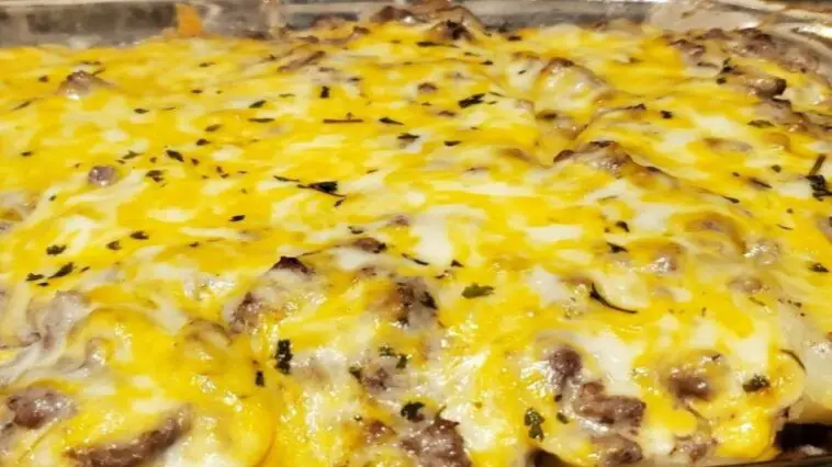 Tacky Cheeseburger Potato Casserole – Recipe quick and easy