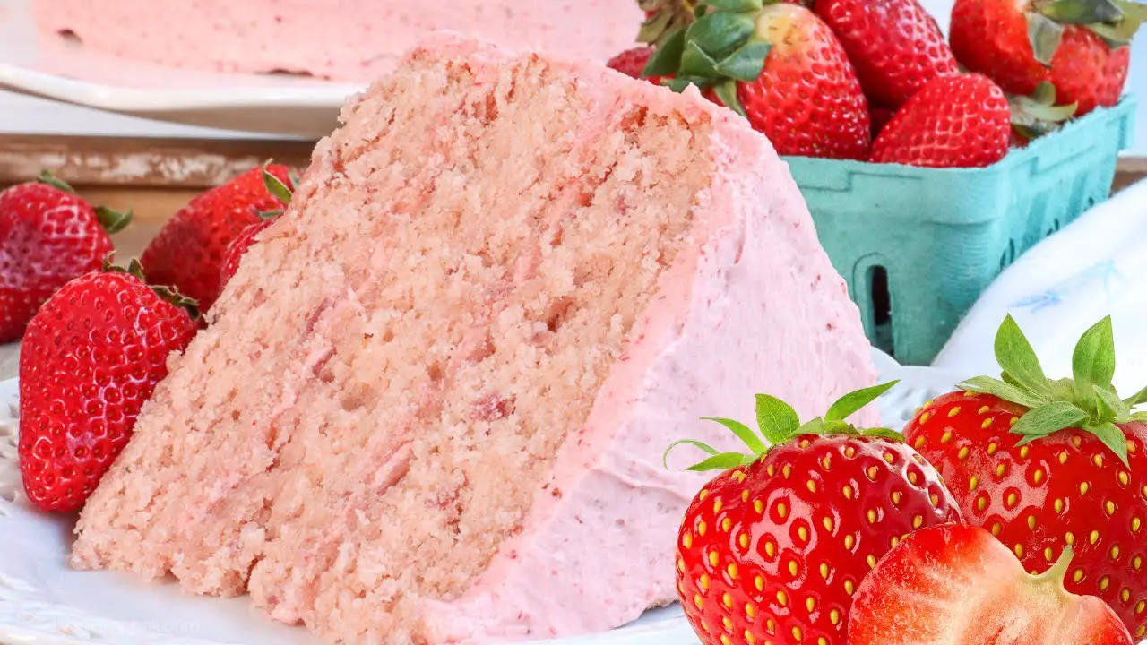 Best Strawberry Cake Ever