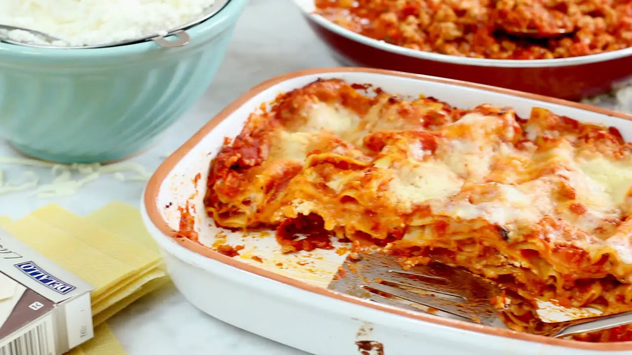 Three-Cheese Lasagna