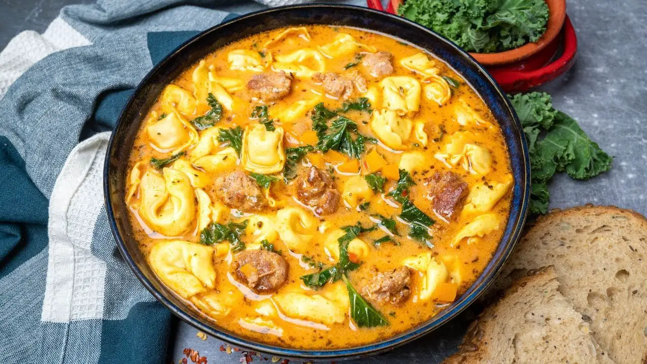 Sausage Tortellini Soup