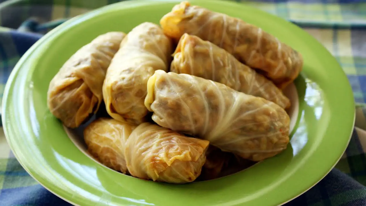 Ancient Designed Stuffed Cabbage Rolls