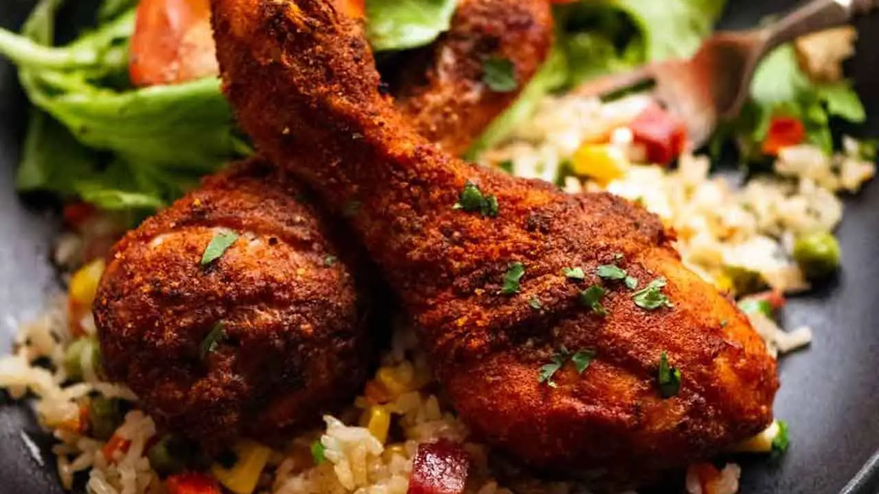 Oven Fried Chicken Legs