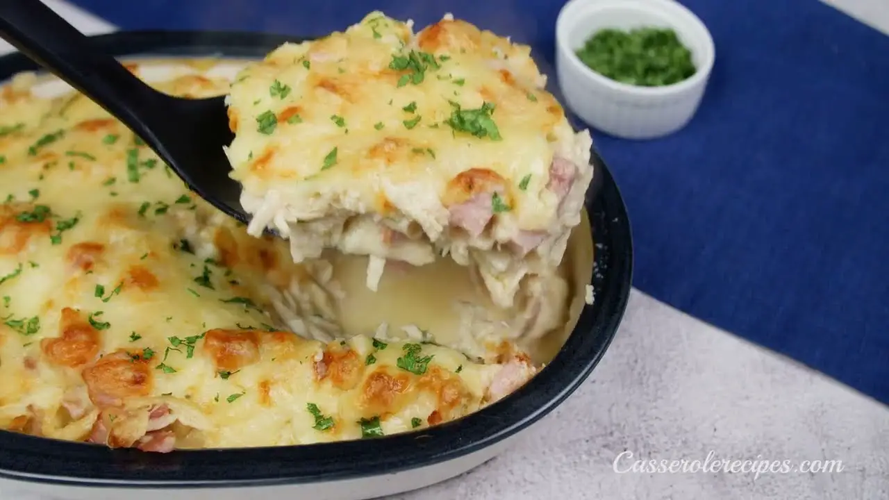 Creamy Chicken Cordon Bleu Casserole – Recipe quick and easy