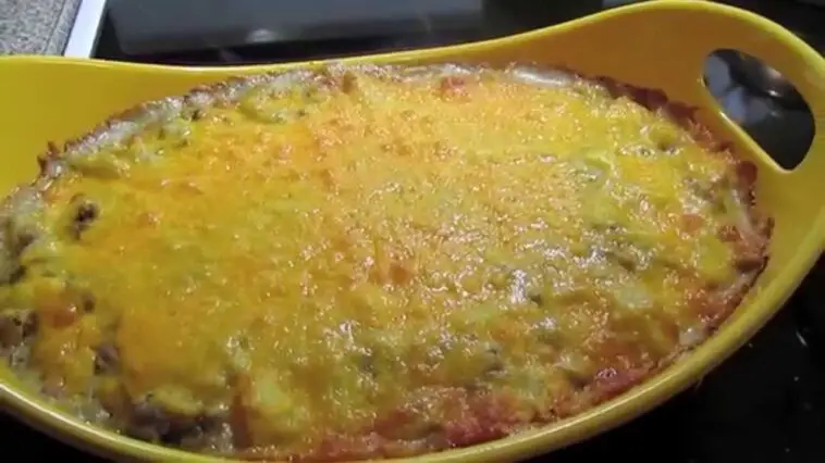Cheesy Hamburger Potato Casserole Recipe Quick And Easy