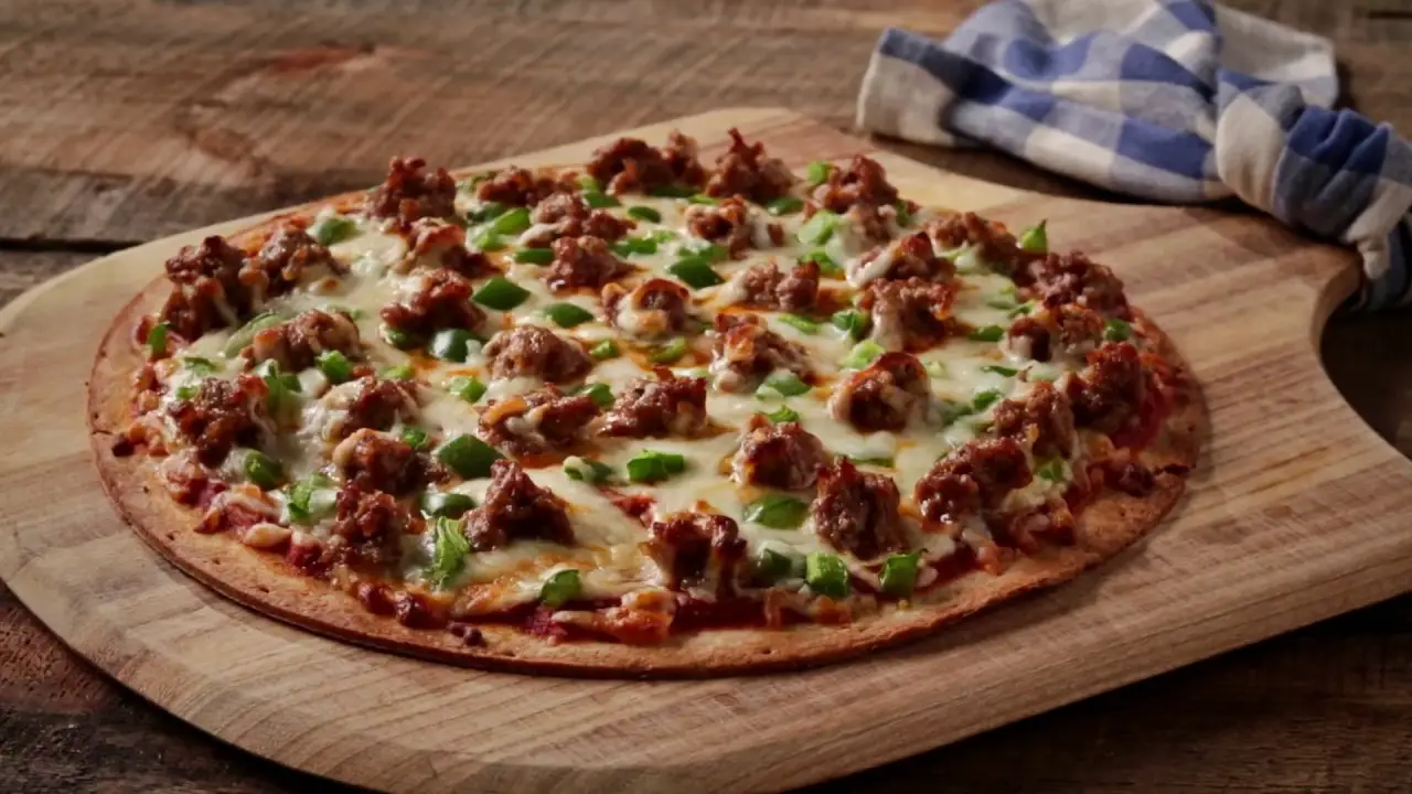 Cheese sausage pepperoni mushrooms