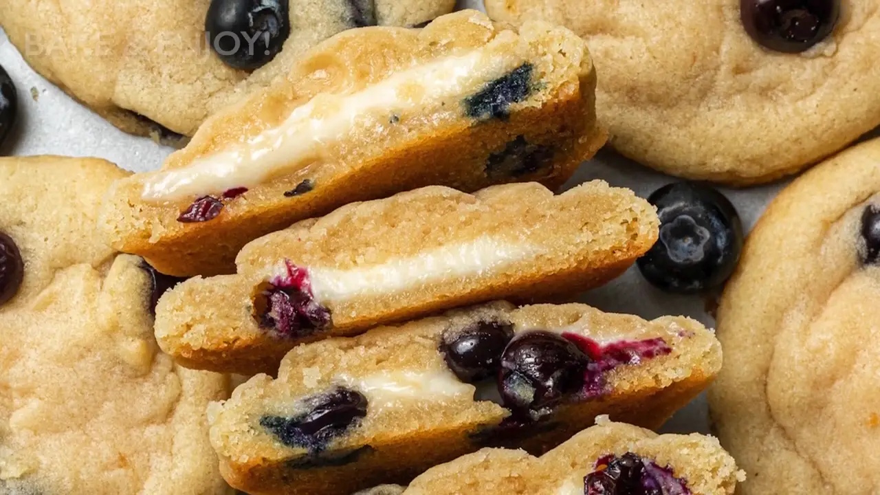 Blueberry Cheesecake Cookies