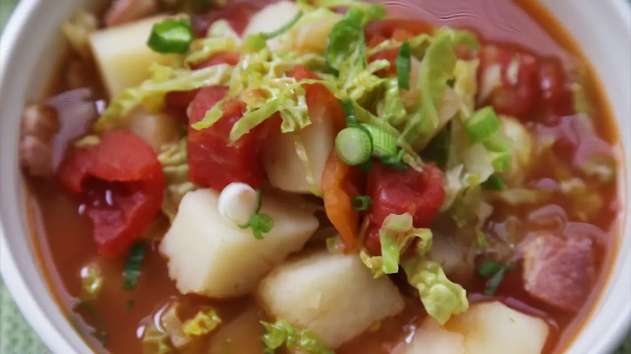 Irish Bacon Cabbage And Potato Soup