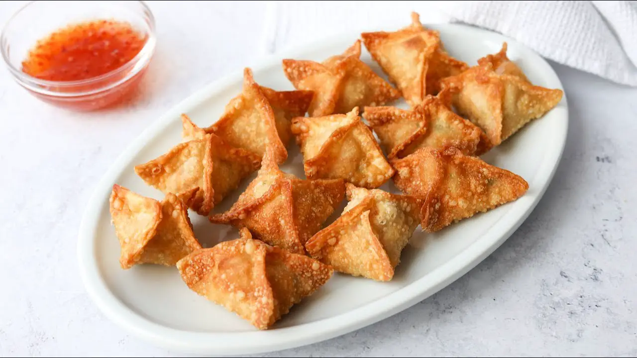 Cream cheese dill pickle rangoons