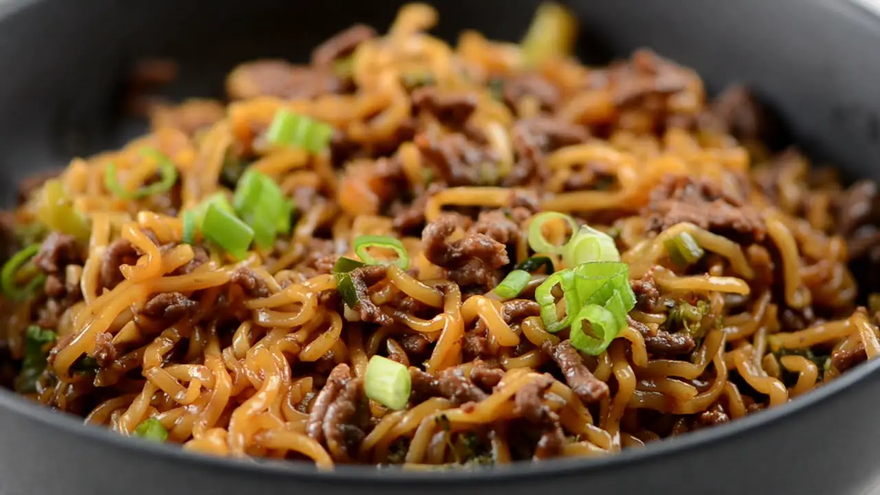 Ground Beef Ramen Noodles Recipe