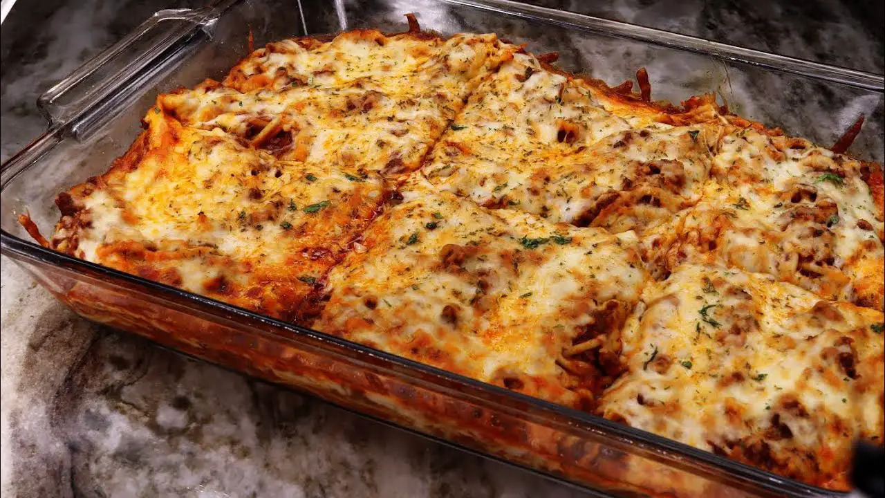 Meat Lovers Spaghetti Bake