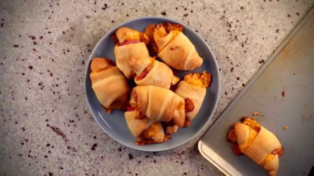 Ham & Cheese Cresent Rollups