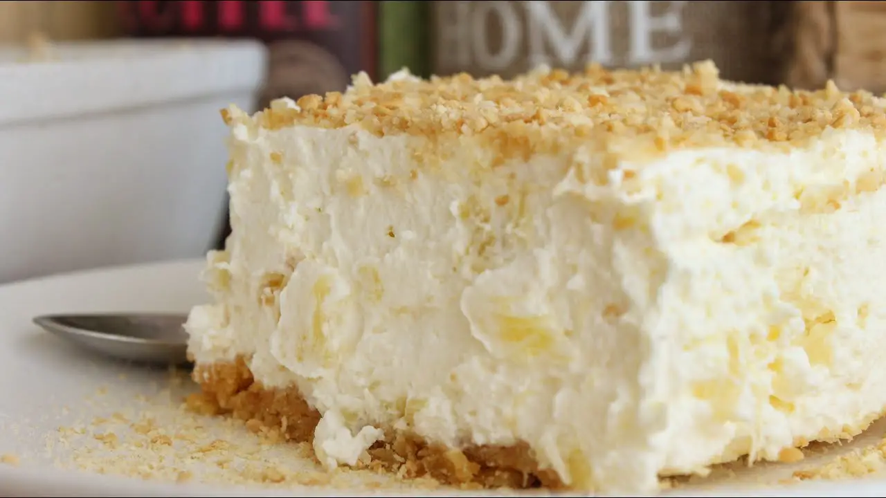 Pineapple Coconut Surprise Cake